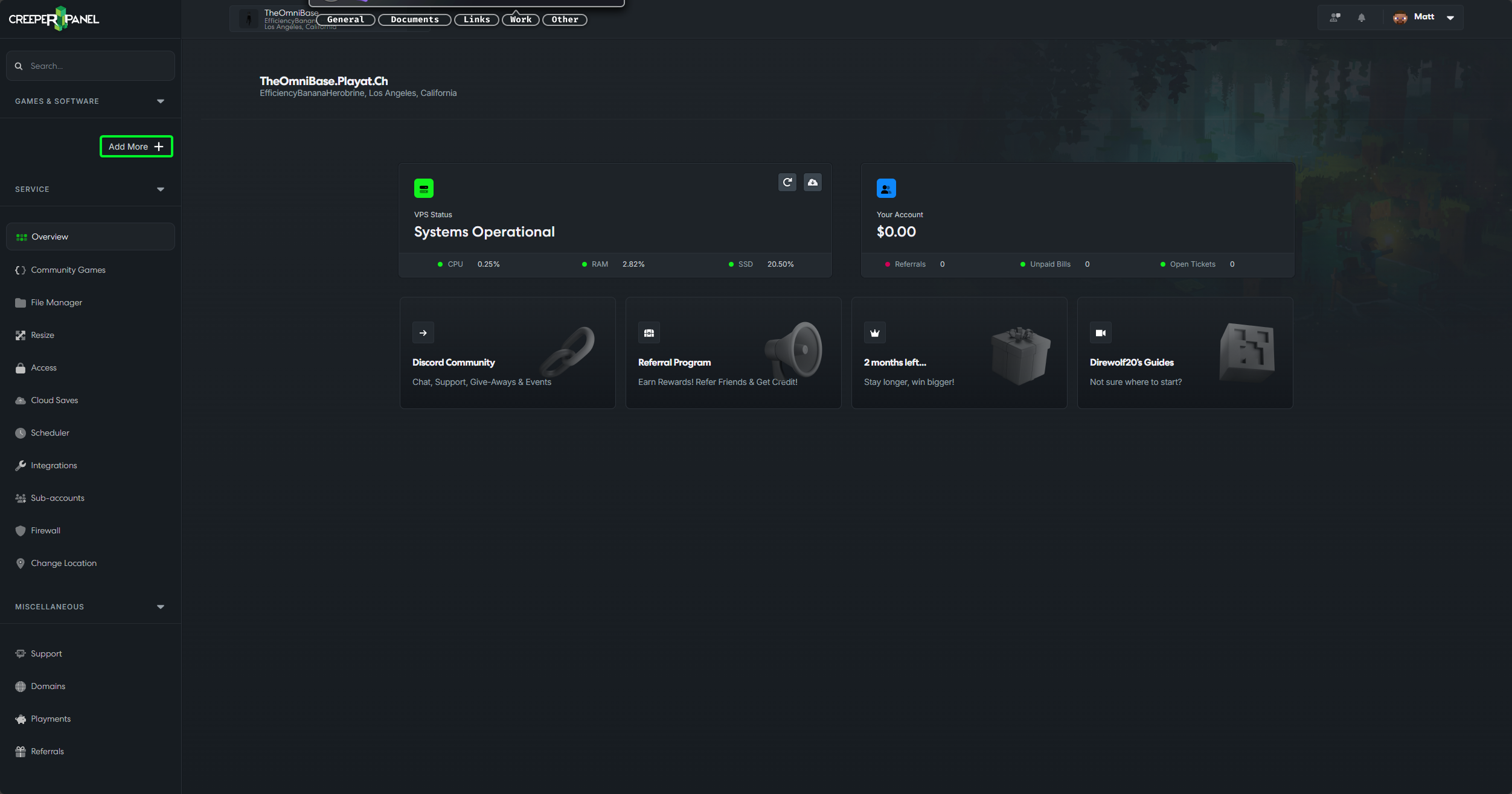 Docs Version Dropdown