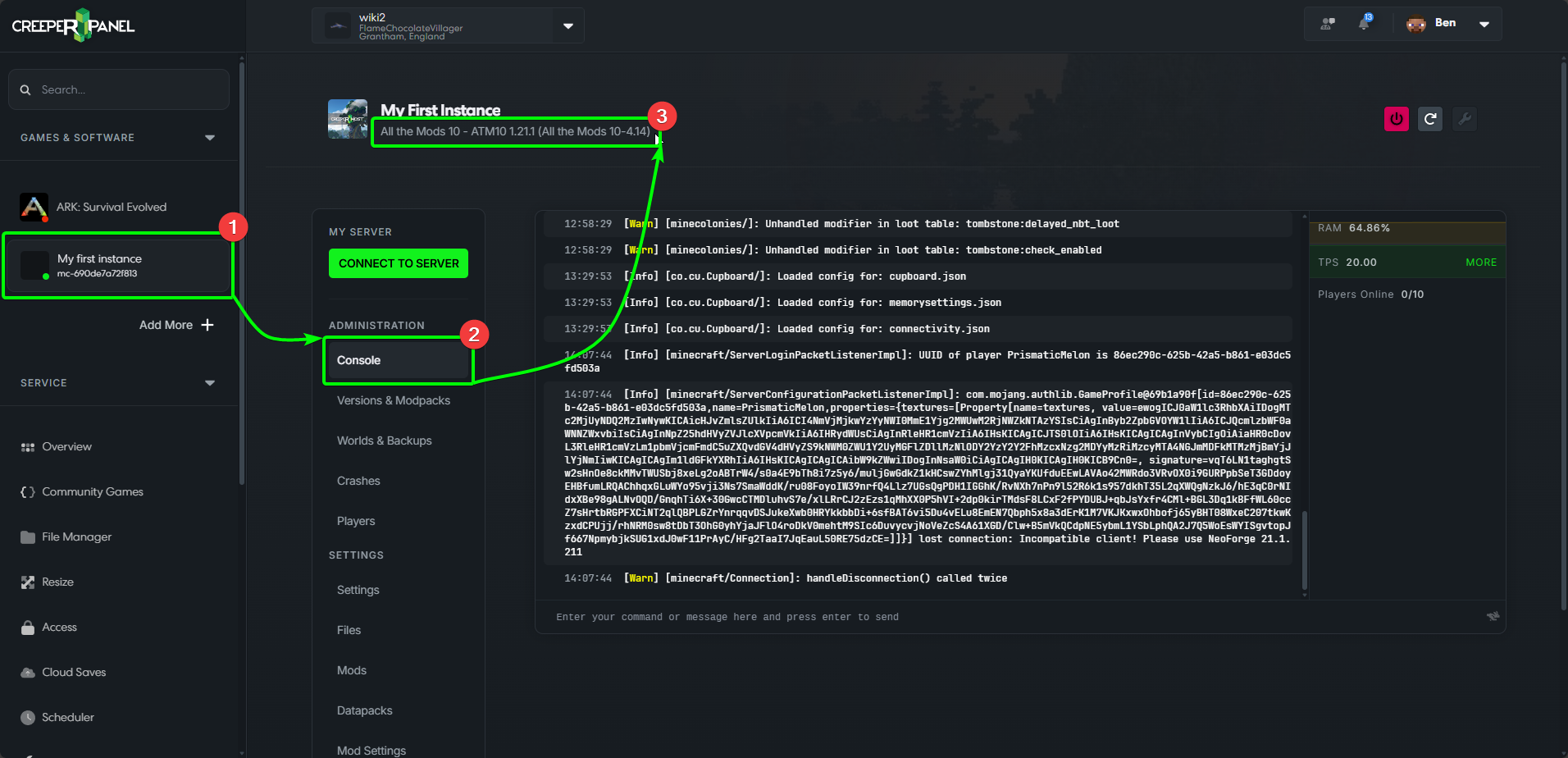 Minecraft Connection Failures