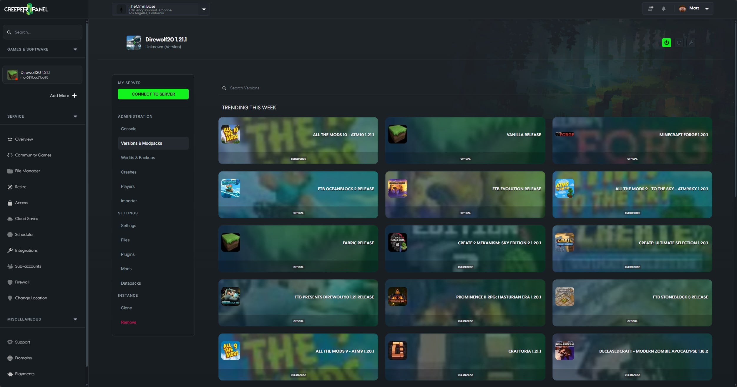 Docs Version Dropdown