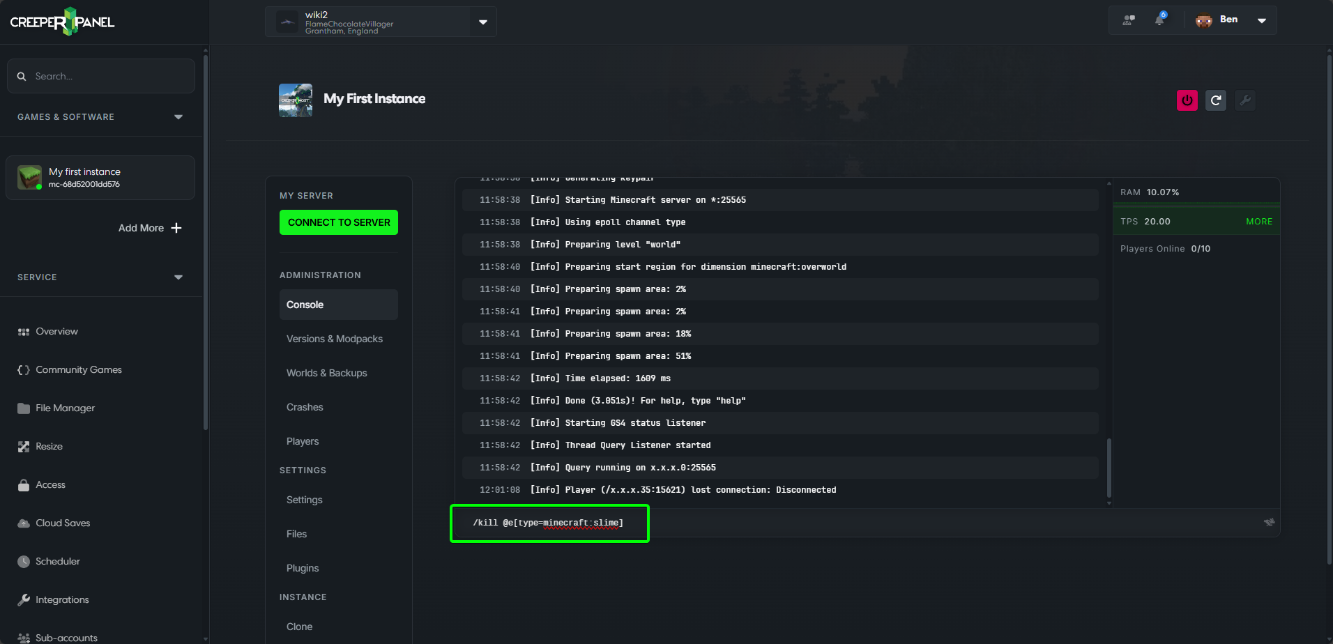 Minecraft Java Commands