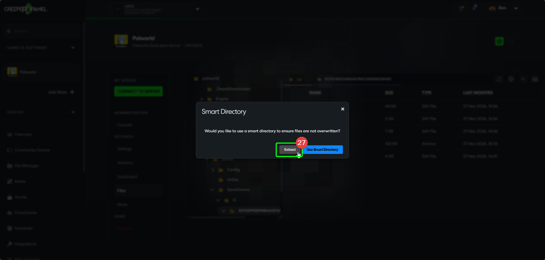 CreeperPanel Palworld RandomSpawn