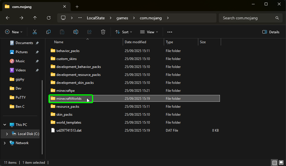 Minecraft Bedrock Import Packs