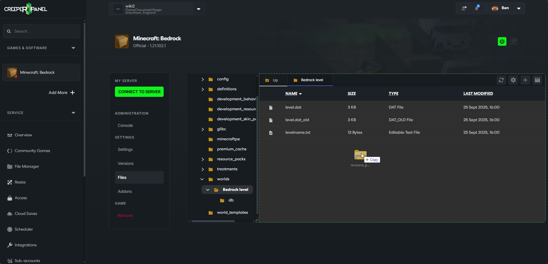 Minecraft Bedrock Import Packs